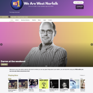 Radio Station Website CMS - Monthly